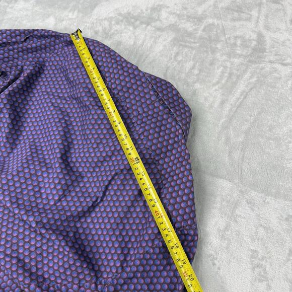 Thomas Pink London Slim Fit Pattern Dress Shirt Purple Men 16/41cm Luxury Design - Picture 8 of 9